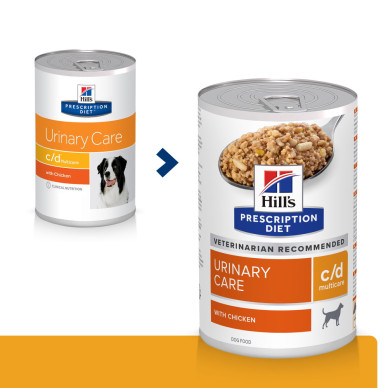 Hill’s Prescription Diet Canine c/d Multicare – Hrană Umedă pentru Sănătatea Tractului Urinar la Câini, 370 g